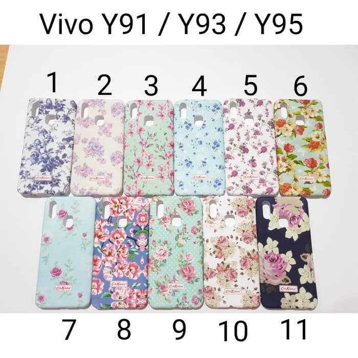 Case Softcase CK Flower For Vivo Y91 / Softcase Flower Vivo Y95 Bunga