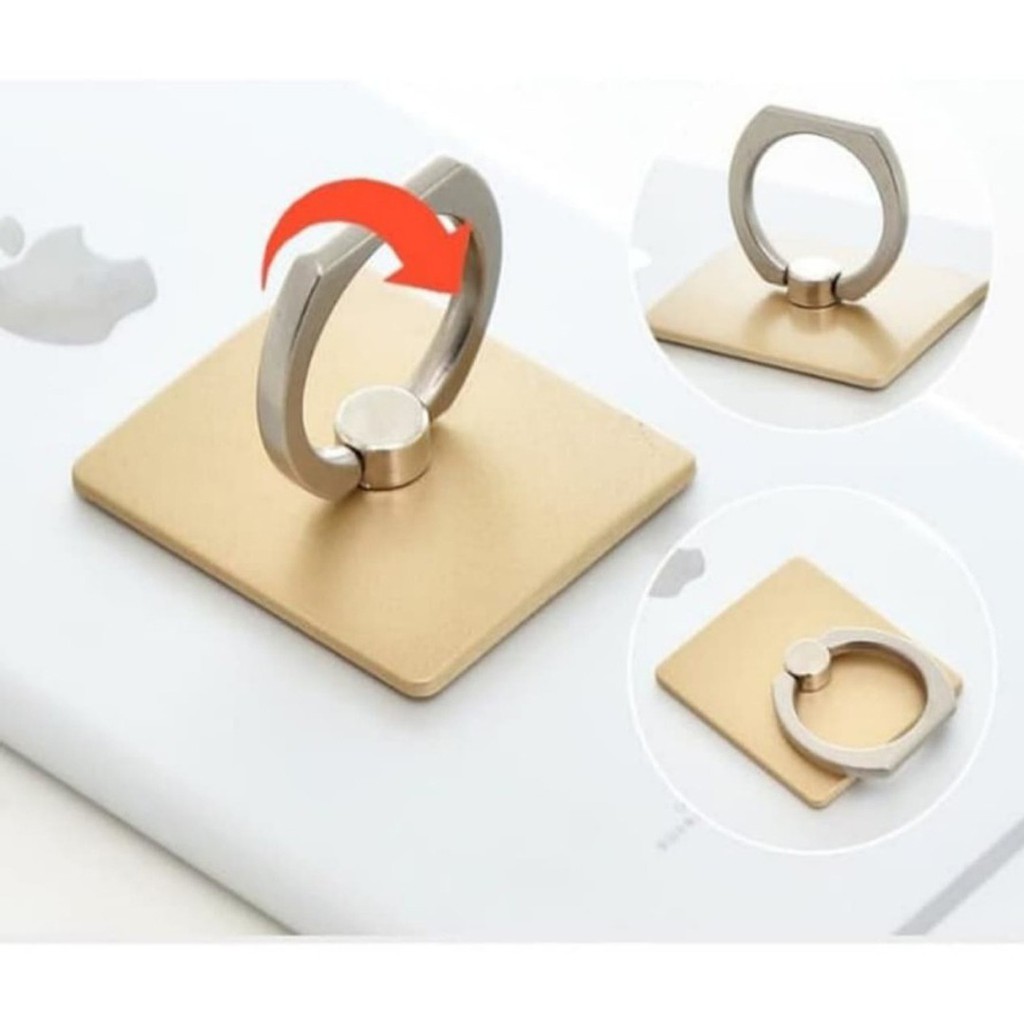 Mobile Phone Iring I-ring Stand Holder / Pegangan Handphone Polos