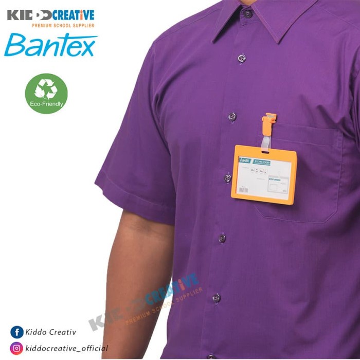 

Unik Bantex Id Card Holder With Clip Landscape Hemat