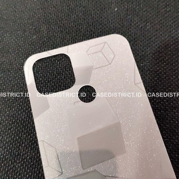 REALME C12 NARZO 50 NARZO 20 PRO NARZO 20 NARZO 30A 30 A ANTI GORES BELAKANG SKIN CUBE GARSKIN BACK ANTI JAMUR MOTIF GLITTER CUBE PELINDUNG BELAKANG ANTI JAMURAN