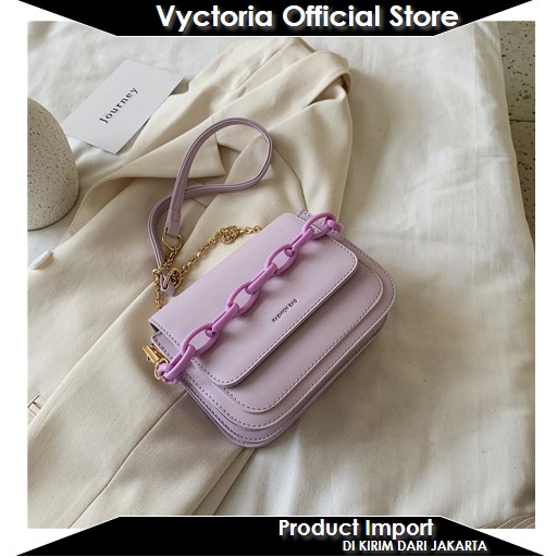 (COD) Vyctoria VOS03246 Tas Selempang Wanita Murah Handbag Import JT03246 03246