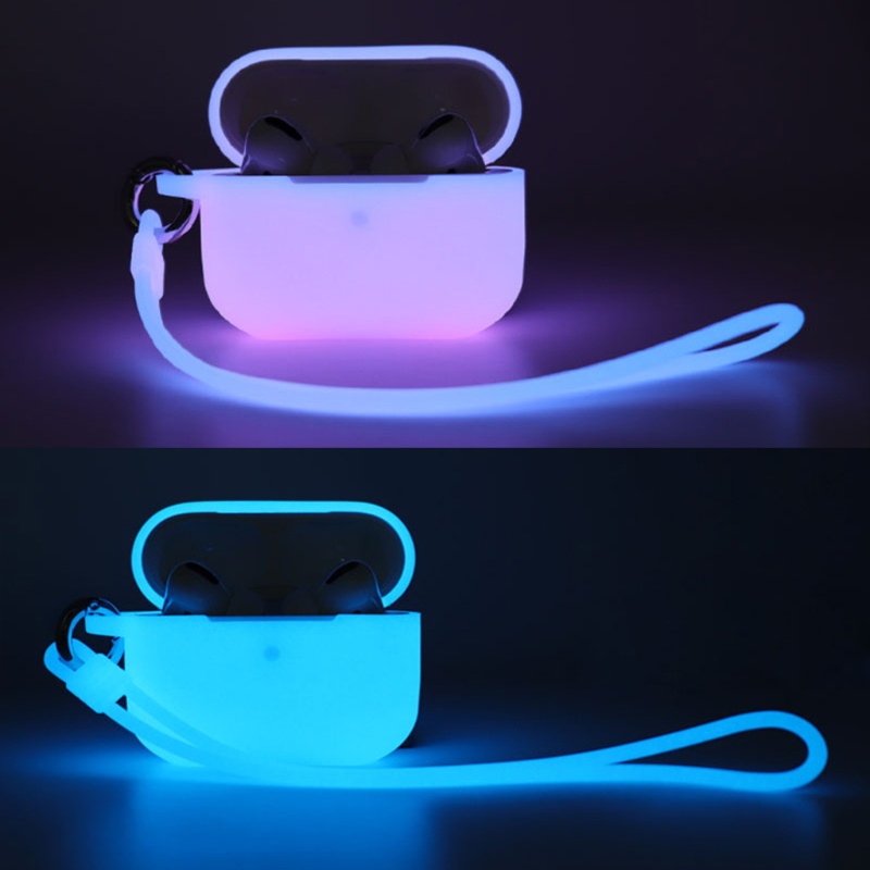 Cre Soft Case Airpods Pro Luminous Glow in The dark Bahan Silikon