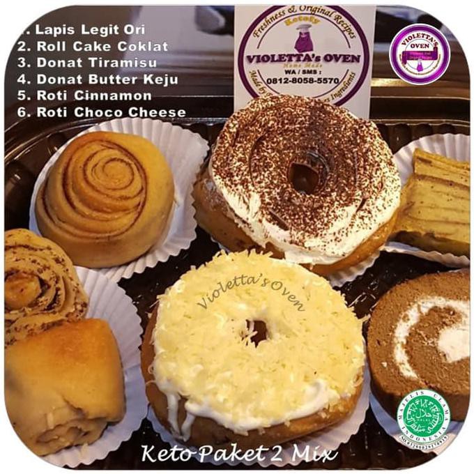 

Keto Paket 2 Mix Donat Roll Cake & Lapis Legit