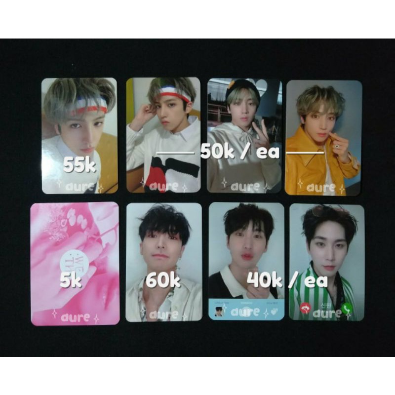 PENTAGON PHOTOCARD & MINI POSTER — WOOSEOK SHINWON YUTO YANAN