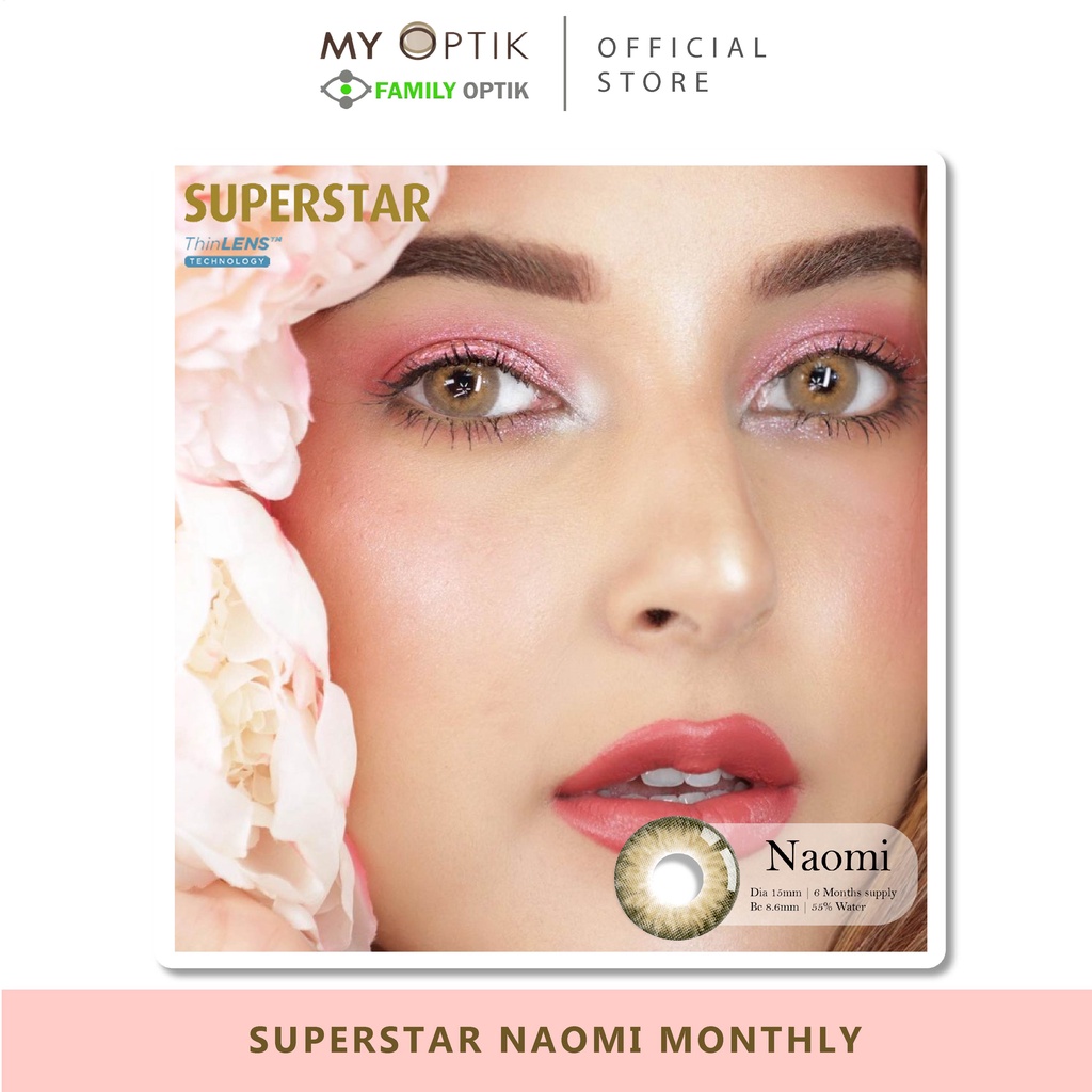 Superstar Naomi lensa warna softlens premium