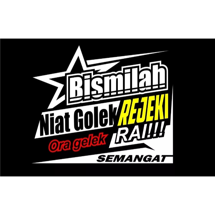 Cutting sticker mobil truk stiker body truk stiker tulisan keren stiker variasi