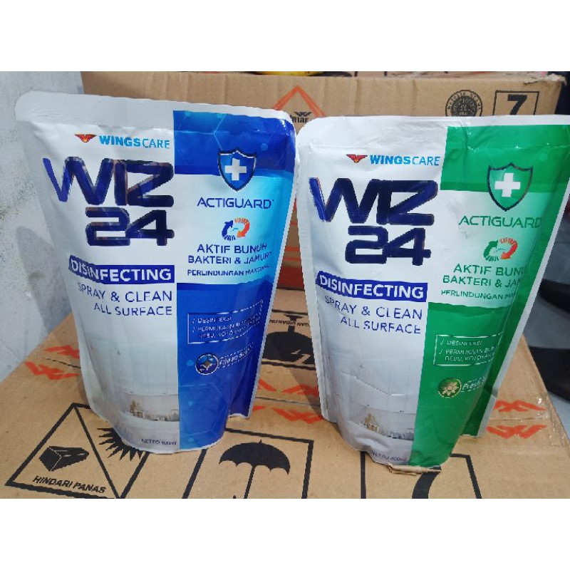 Refill Wiz 24 Disinfecting Spray & Clean 400ml