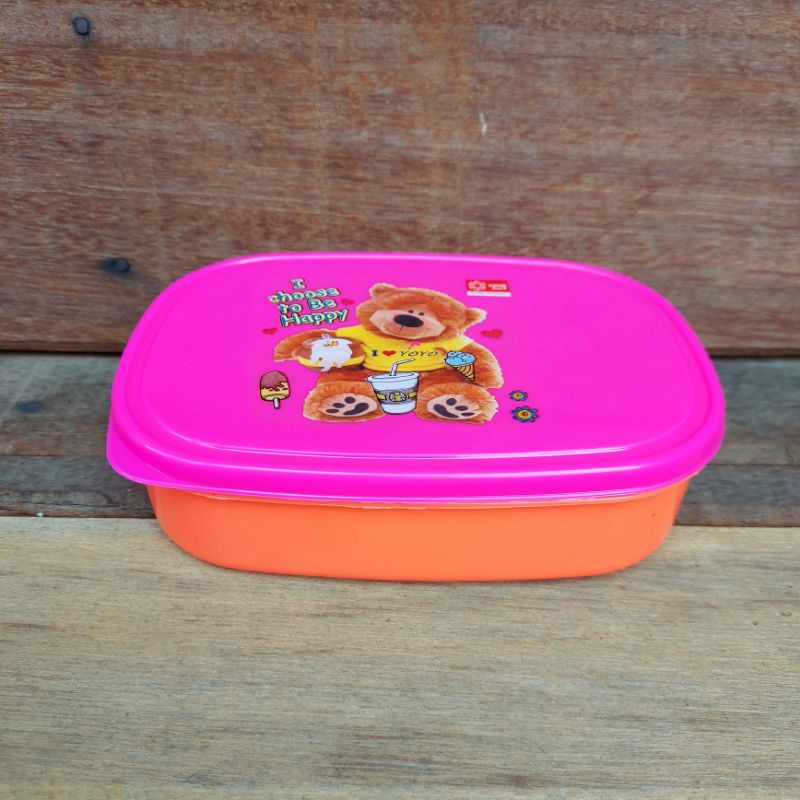 KOTAK MAKAN BEKAL ANAK ANAK LAUNCH BOX TEPAK TEMPAT MAKAN KECIL