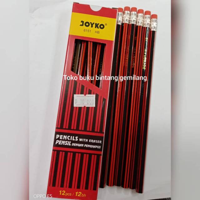 

1 PACK PENSIL HB JOYKO isi 12 PCS