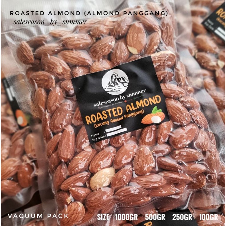 

Roasted Almond 250gr Almond Panggang 250gr