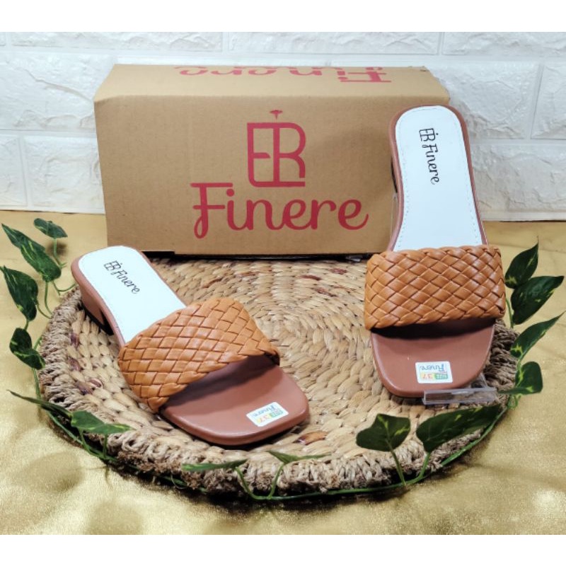 sandal wanita casual hak tahu 3cm