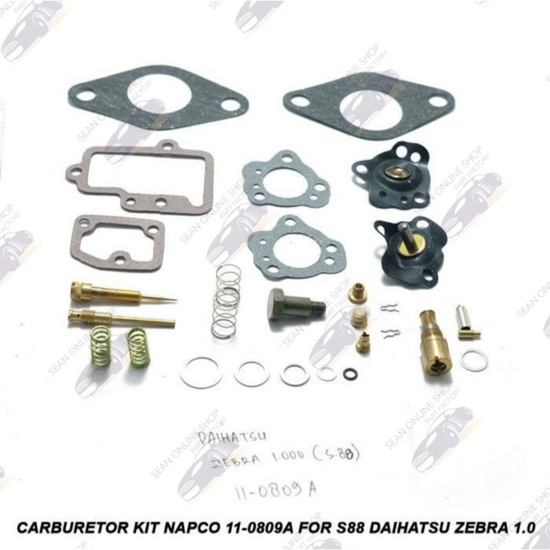 Repair Kit Karburator Carburetor Daihatsu Hijet Zebra S88 1000Cc Napco Japan