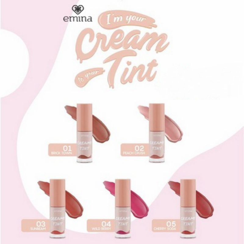 ( BPOM ) ORI 100% Emina Creamy Tint