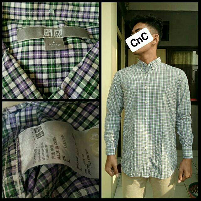 KEMEJA UNIQLO , UNIQLO ORIGINAL,  KEMEJA BRANDED