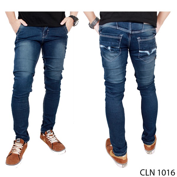 Celana Panjang Jeans Pria - Banyak Pilihan Warna CLN (COMB)