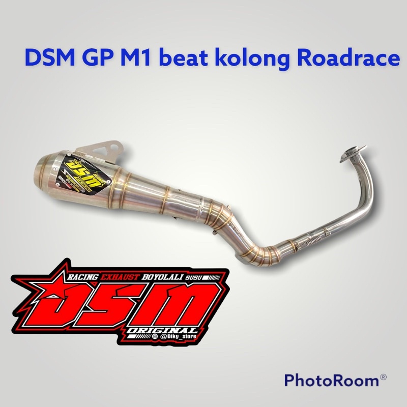 Knalpot Dsm gp m1 beat fi beat carbu naik slencer original DSM