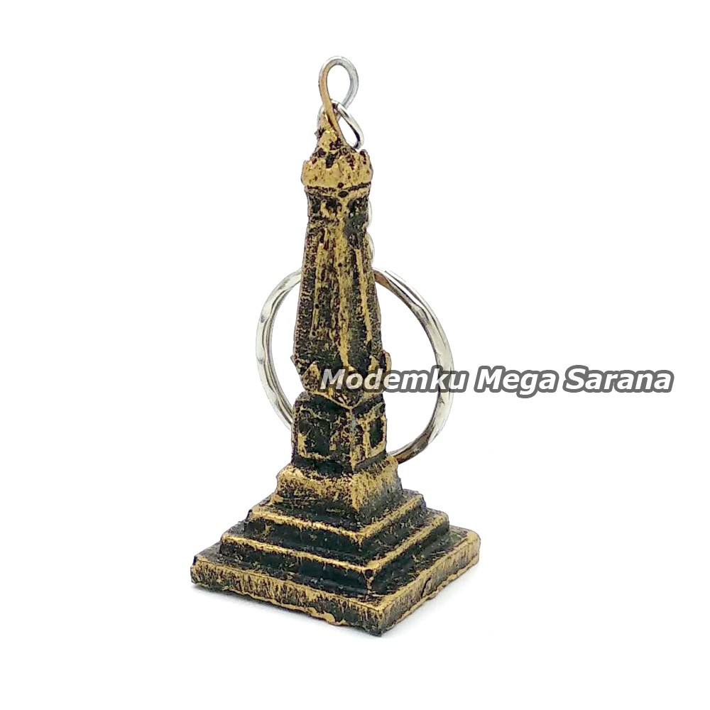 Souvenir Gantungan Kunci Miniatur Tugu Jogja Oleh oleh Khas Jogja