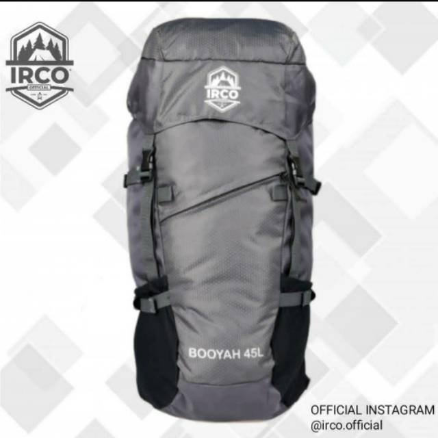CUCI GUDANG CARRIER KERIL ULTRALIGHT BOOYAH 45L FREE RAINCOVER IRCO OFFICIAL TERMURAH