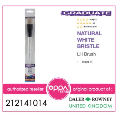 

Kuas Lukis Daler Rowney Graduate Brush LH Bright 14 212141014