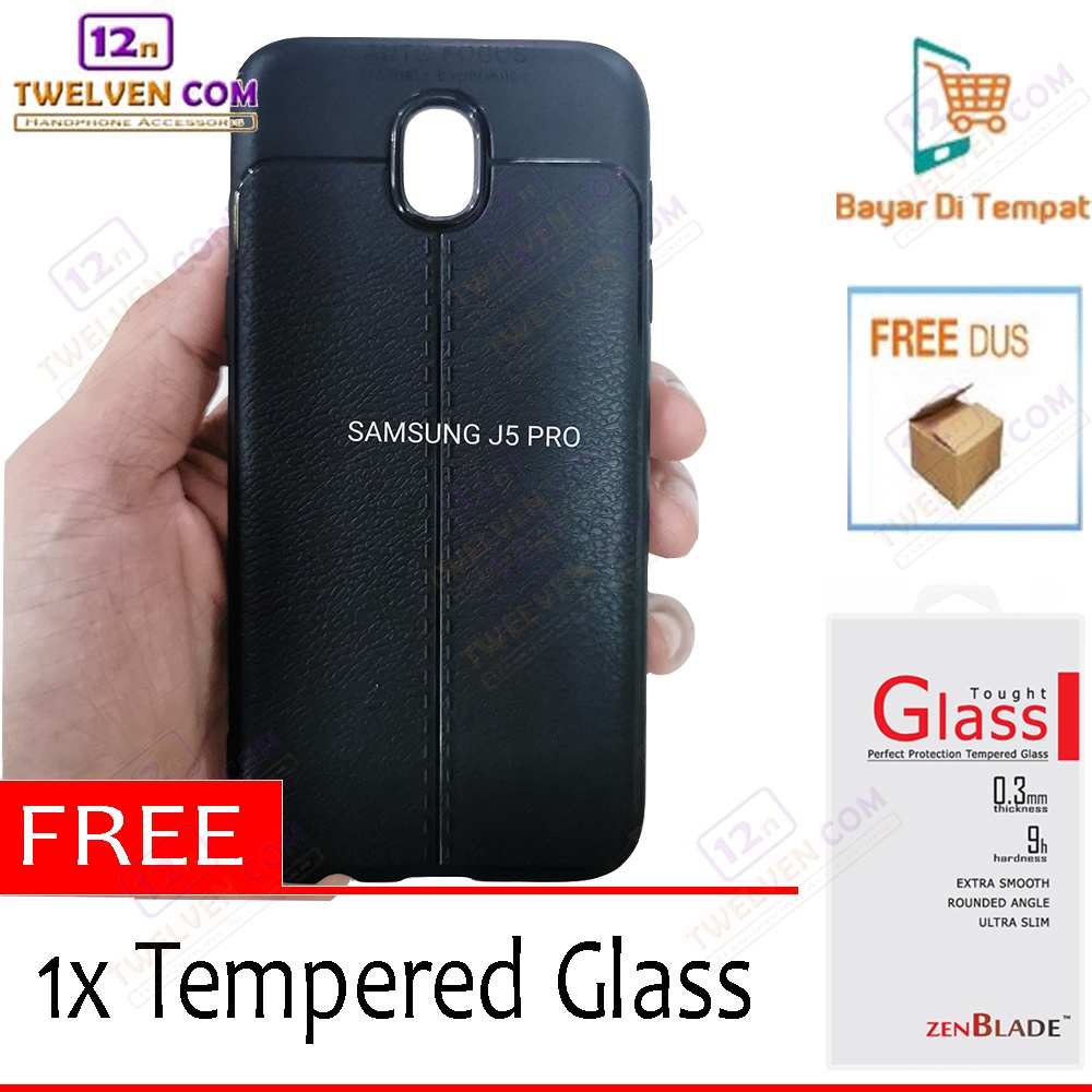 [FLASH SALE] Case Auto Focus Softcase Samsung J5 Pro - Free Tempered Glass