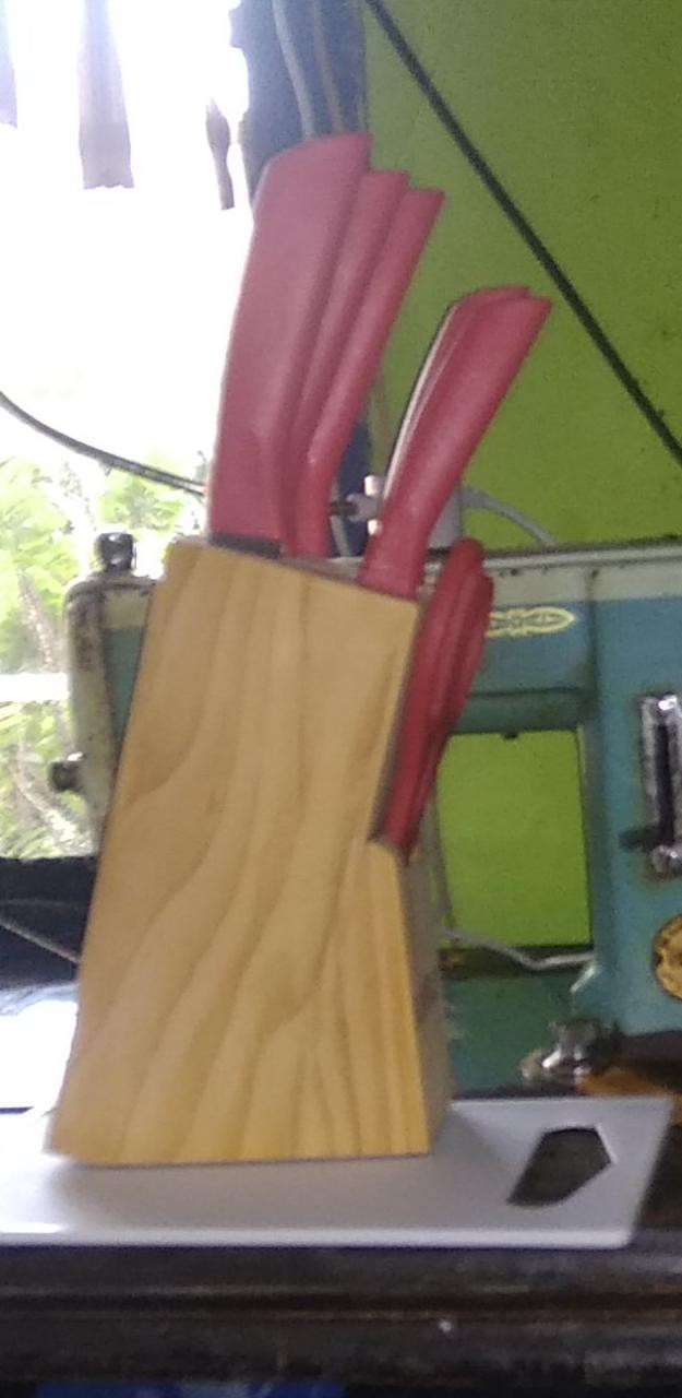 Pisau Set Warna Bistro Bo 1318