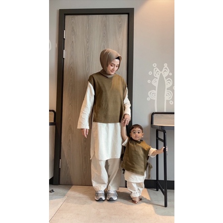 Linen Vest Tali Set by Cameelbaby (UNISEX)