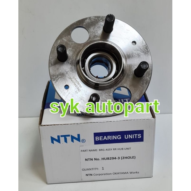 Bearing Hub 294-3 ntn/bearing roda belakang honda jazz