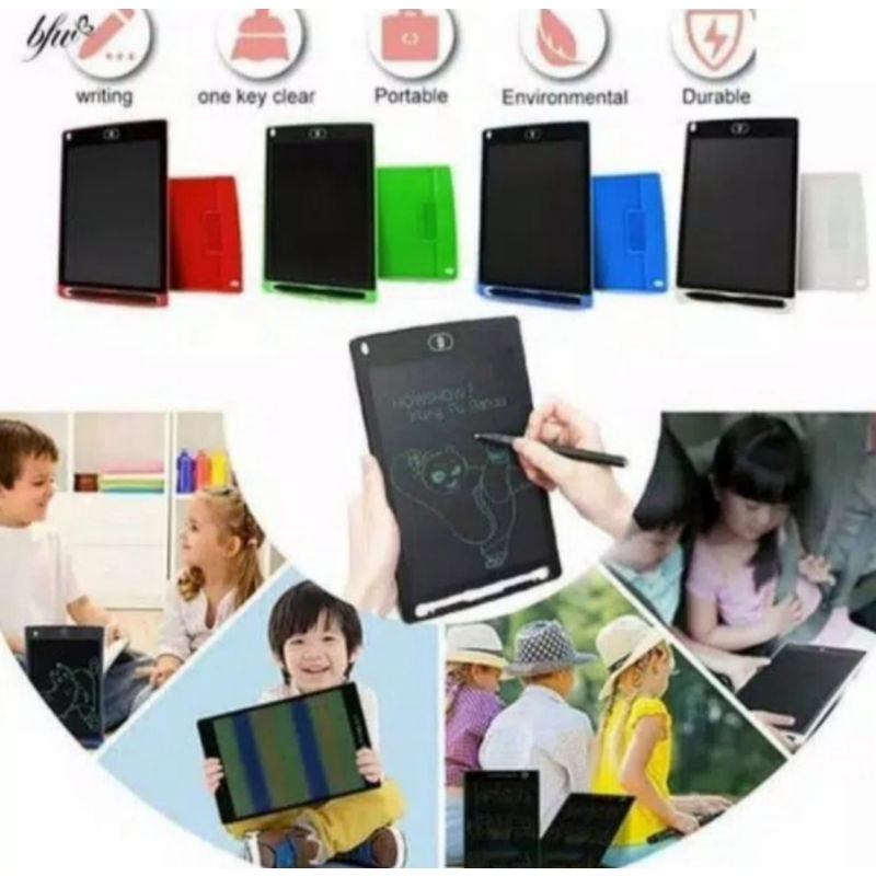 PAPAN TULIS HAPUS WRITING BOARD TABLET DIGITAL LCD LK AYAR 8.5 INCHI