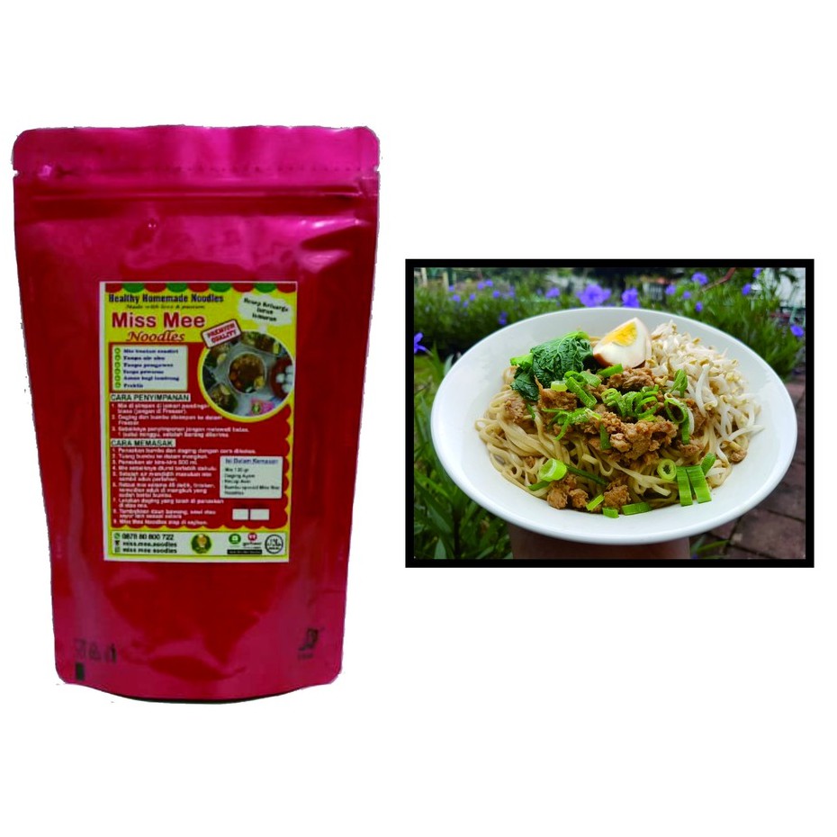 

Bakmi Mie Ayam Sehat Miss Mee Noodles Halal Siap Masak Instan Frozen