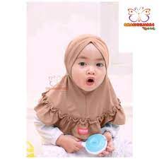 jilbab bayi / jilbab anak / hijab anak / kerudung syria amira 0-3thn / kerudung bayi / hijab bayi