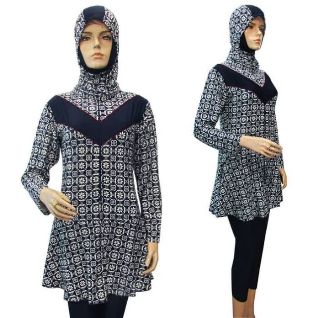 Baju Renang Muslim Jumbo Bahan Premium size 4L-7L MLJB 316