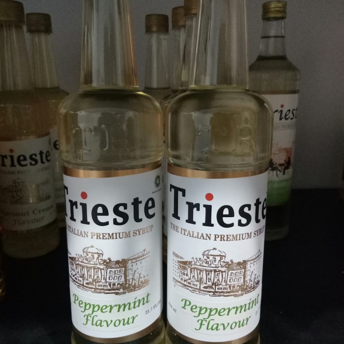 

b01n1nh Trieste Syrup / Sirup Rasa Mojito Mint / Peppermint / Taro - Peppermint Ds201Fs