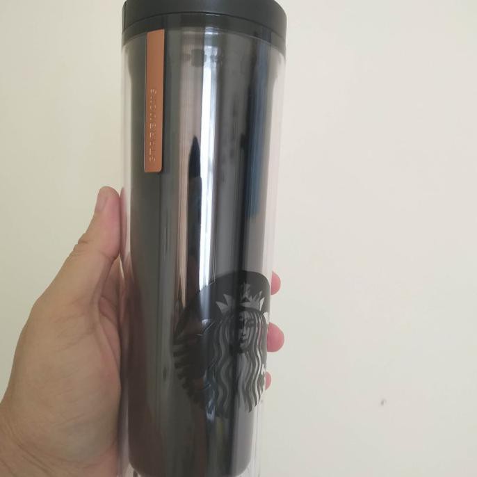 Sale Starbucks Tumbler Crosby Badge Black Syren Logo Plastik Grande Asli Terbatas