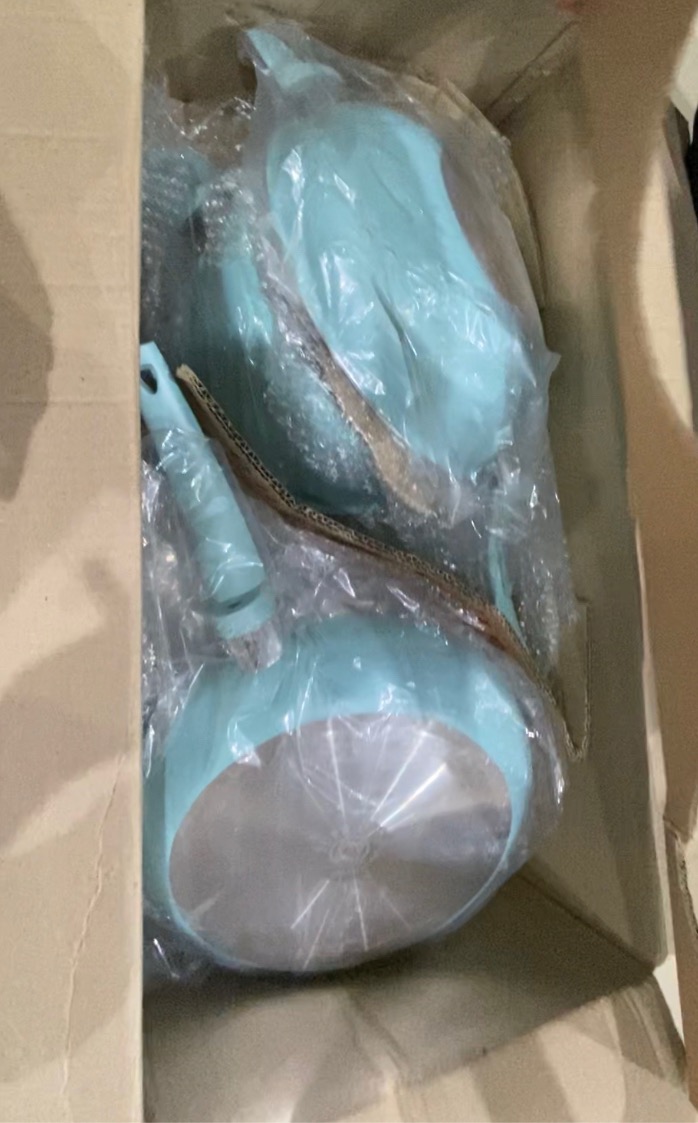 Supra Panci Alumunium Anti Lengket Renatta Moeloek Signature Set Pastel 9 Pcs - Turquoise