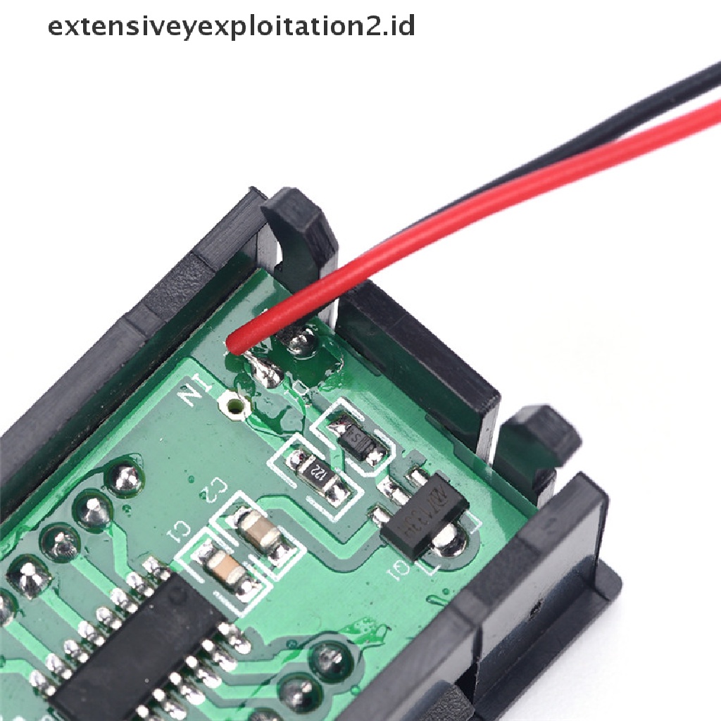 Tester Voltmeter Pengukur Tegangan Aki Digital Mini Dc 0-30v Untuk Mobil