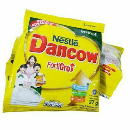 

susu bubuk dancow fortigrow putih sachet 27gr