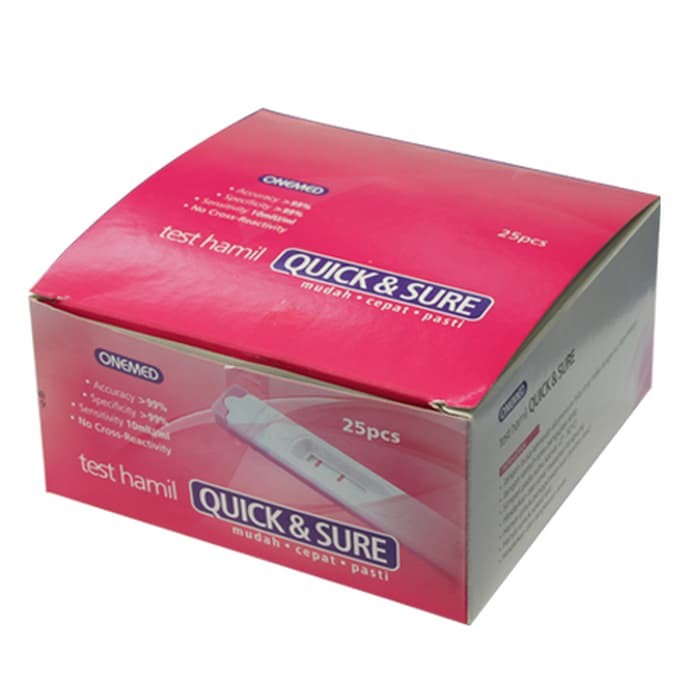 New Tes Hamil Quick&amp;Sure OneMed box isi 25pcs