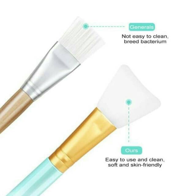 KUAS MASKER SILIKON / SILICONE BRUSH FOR FACE MASK - KUAS SILICON VIRAL