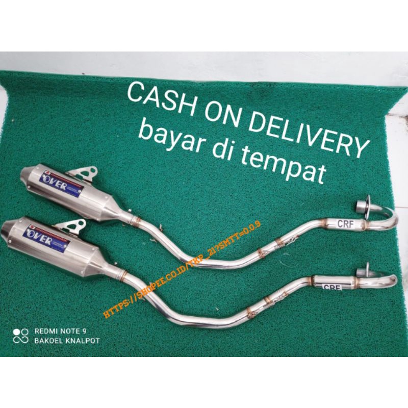 knalpot OVER Japan KLX 150 D-TRACKER 150 CRF 150L / knalpot klx / knalpot CRF / knalpot over racing