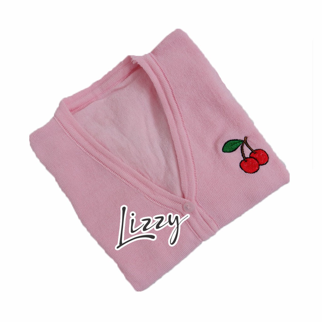 Lizzy Kids - CARDIGAN CHERRY KIDS FANTA / PINK BABY