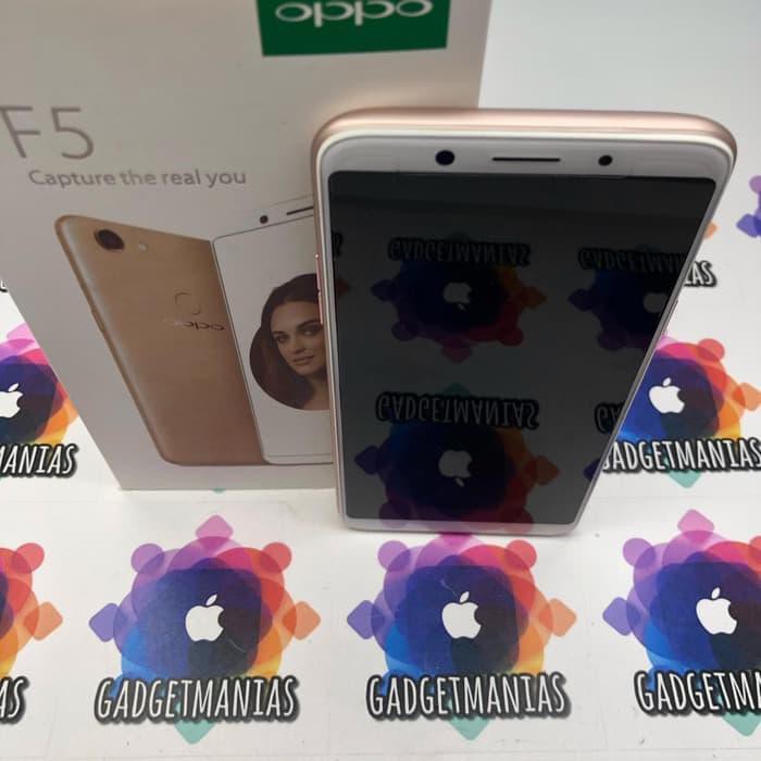 [33] Oppo F5 selfie expert 4/32 ram 4gb rom 32gb dual SIM gold Handphone / Phone / HP