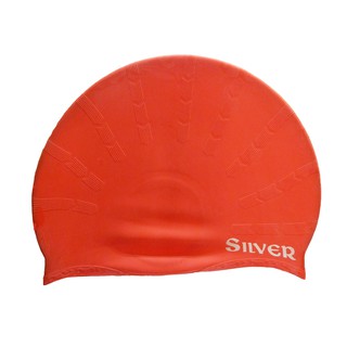 Topi Renang Dewasa Silver Silicone Swim Cap 17011.1089