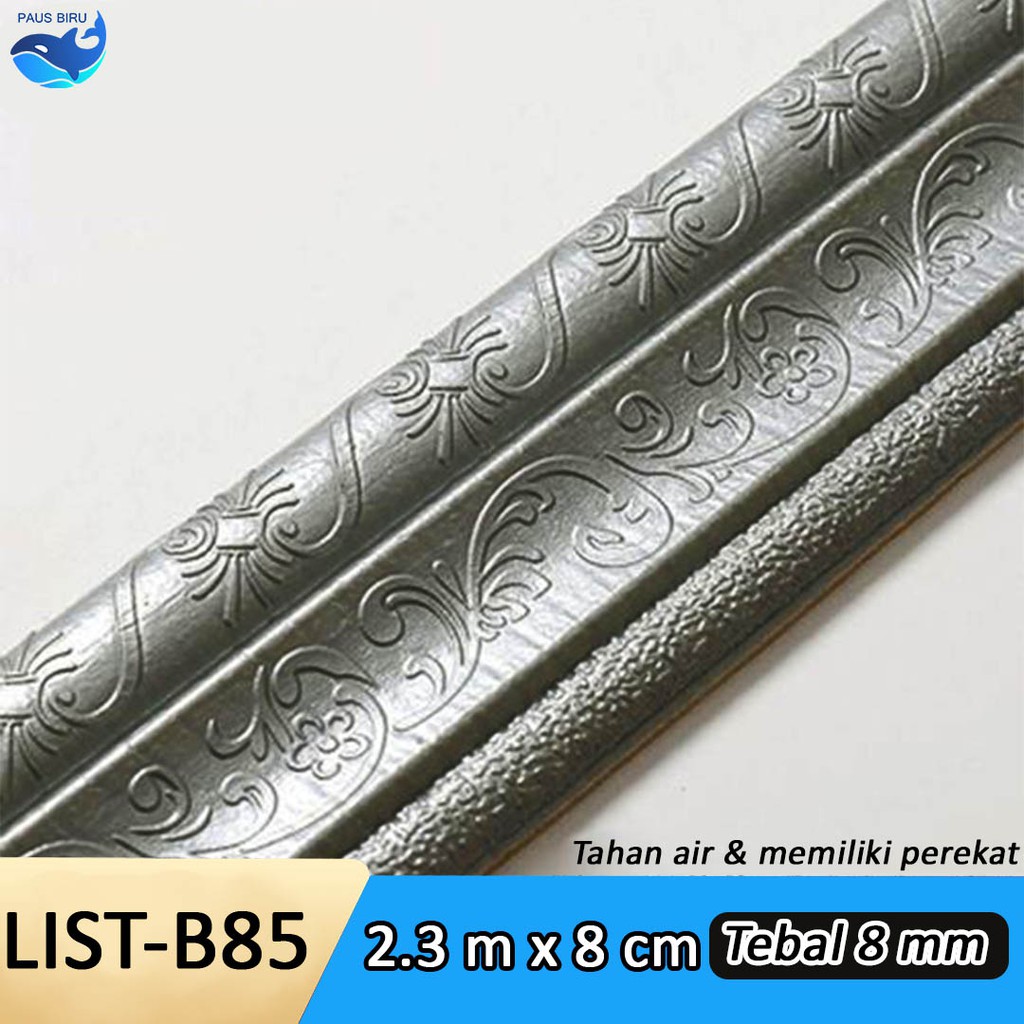 Wallpaper List Foam Wallborder Foam 3D / Wall Border List / List dinding 3D 2.3 Meter-LIST B85