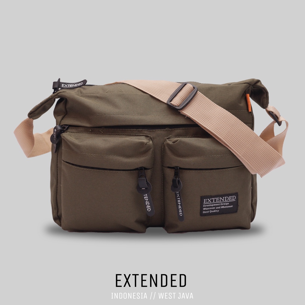 Tas Selempang Pria Slingbag Pouch Pria Premium Extended Arrow