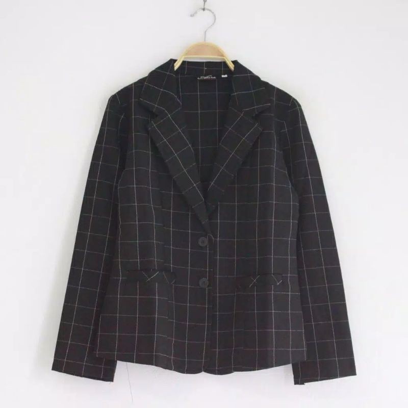 BLAZER KOTAK KOTAK WANITA