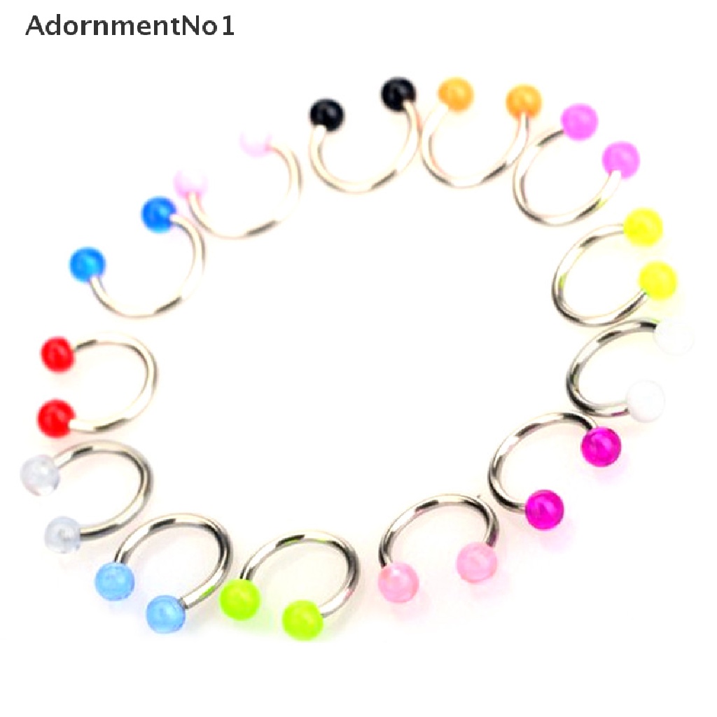 (AdornmentNo1) 50 / 90PCS / Set Anting Tindik Alis / Perut / Lidah / Tubuh Aneka Desain Untuk Wanita