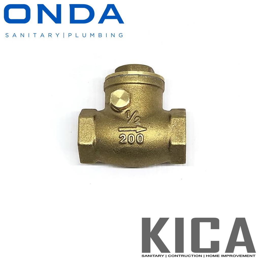 CHECK VALVE 1/2 INCH ONDA / KLEP TABOK 1/2 ONDA