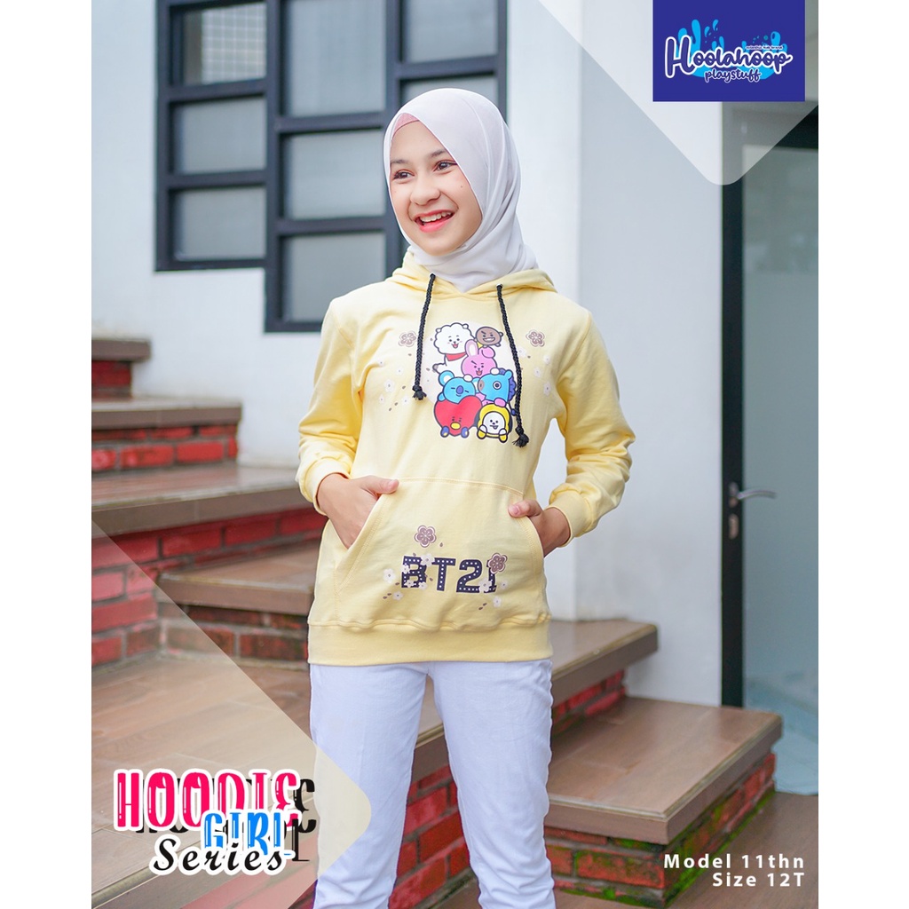 JAKET HOODIE ANAK GIRL SERIES USIA 4-12 TAHUN