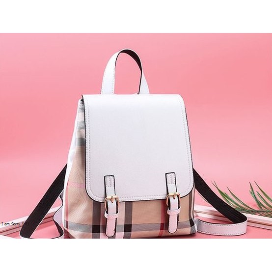 ❄Promo 2019❄TAS RANSEL FASHION WANITA LV CANTIK IMPORT 9246  ,Bahan PU WHITE, BLACK, PINK#TW26