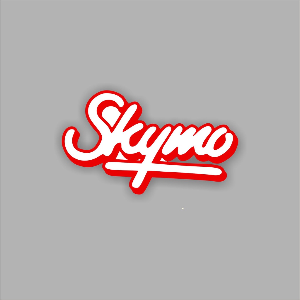 

Stiker brand stiker distro Skymo bahan graftac anti air